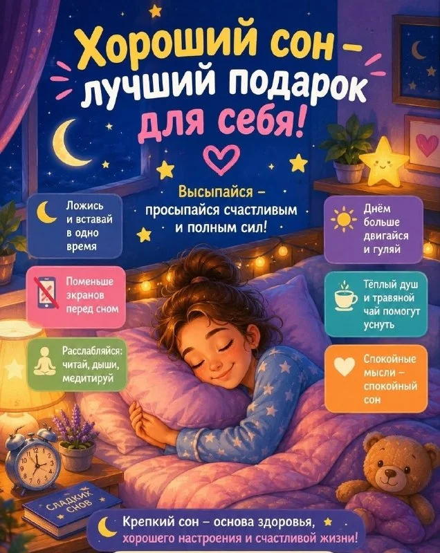 Что важно сделать перед сном